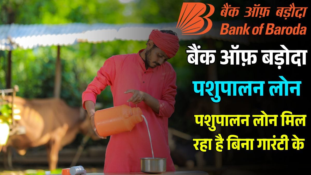 बैंक ऑफ़ बड़ोदा पशुपालन लोन